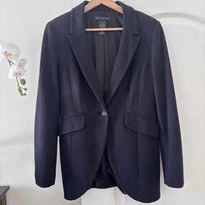 International Concepts black panelled blazer cotton women's size 4